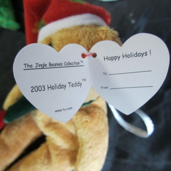 set of 5 plush christmas DECORATIONS, TY, RUSS, HANDMADE - Picture 7 of 10